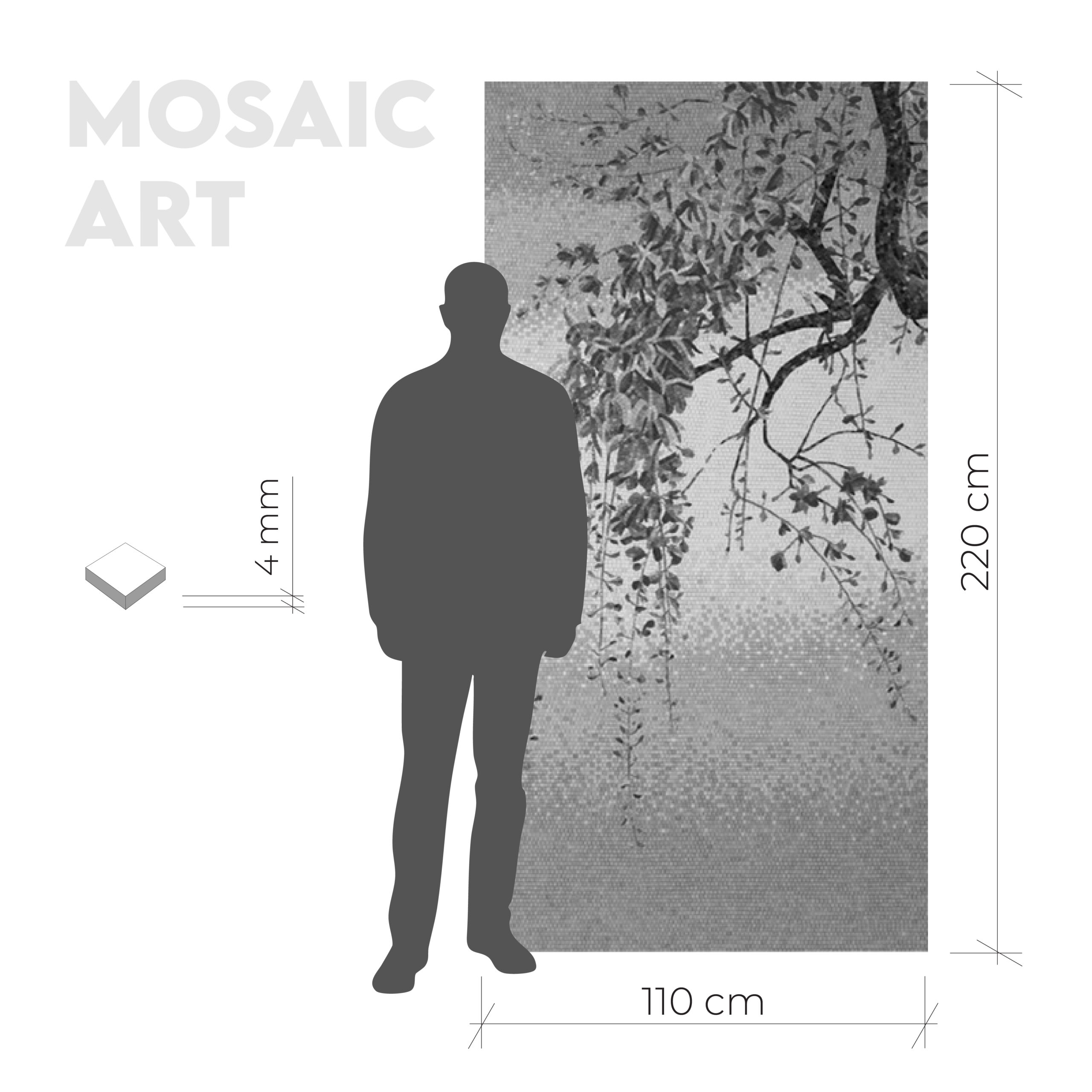 Wisteria - 110x220 cm